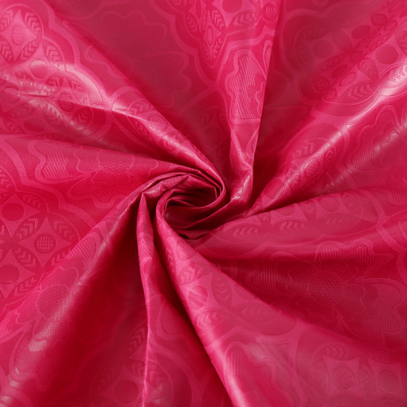 TMIE-08-2-2 110GSM Arbeidsklær i middels vekt Vanlig stoff Lyse farger farget med 3D levende blomsterdesign preget polyester poplin stoff