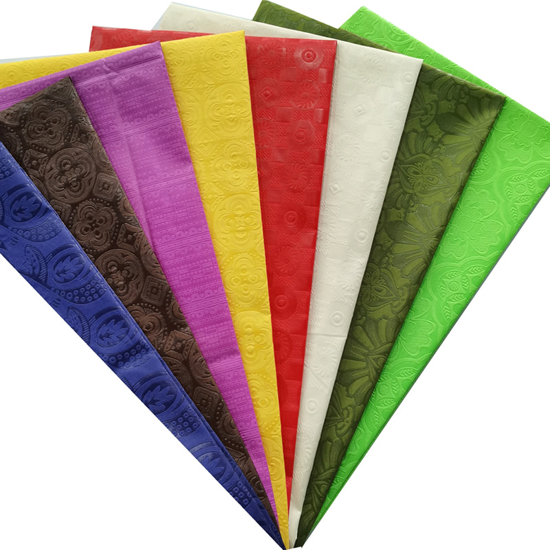 TMIE-08-2-2 110GSM Arbeidsklær i middels vekt Vanlig stoff Lyse farger farget med 3D levende blomsterdesign preget polyester poplin stoff