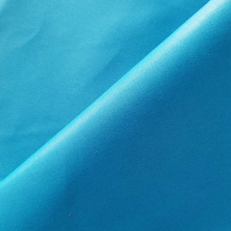 TMIE-08-1-1 70GSM 122CM skjorteplagg mykt og glanset stoff 100 % polyester Materiale farget med polert polyester poplin stoff