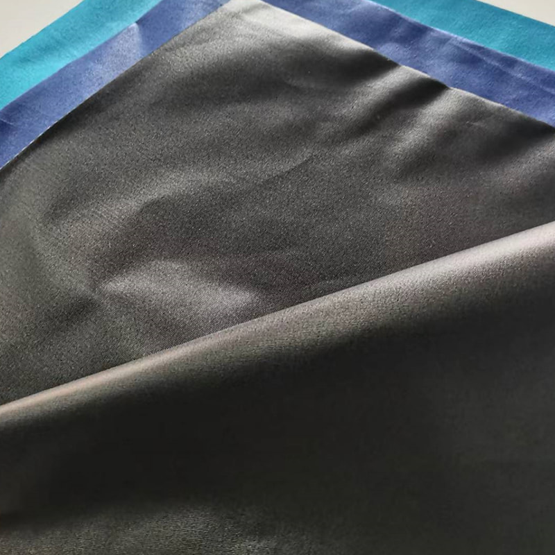 TMIE-08-1-3 Pustende kjole klut Bredde 115 cm Vekt 90 GSM Ingrediens Polyester farget med glatt polert polyester poplin stoff