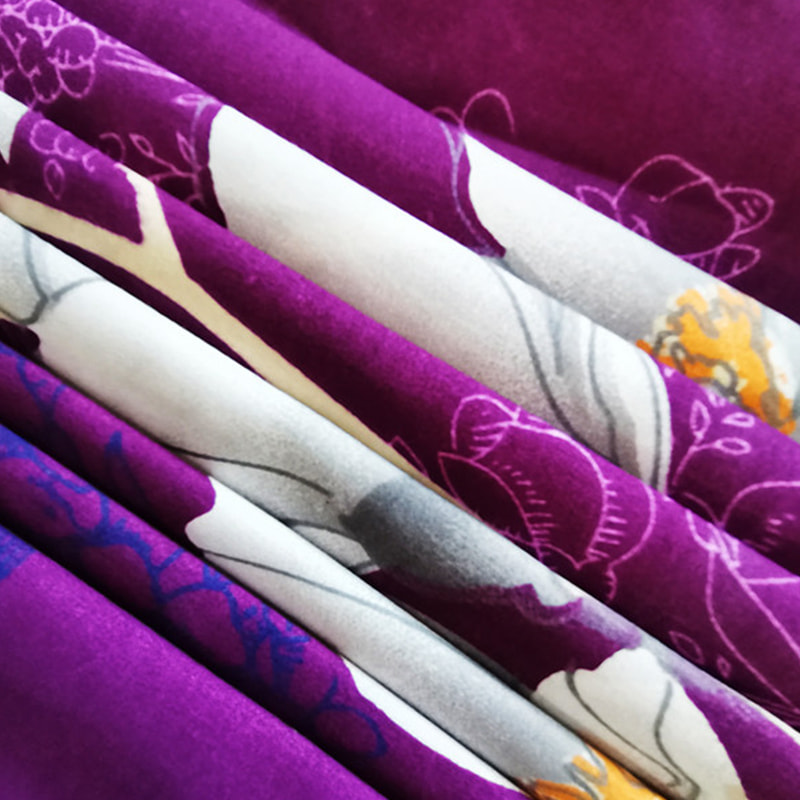 TMIE-10-4 70GSM Lett Pigment Print Design Polyester Vanlig vevd lakenstoff