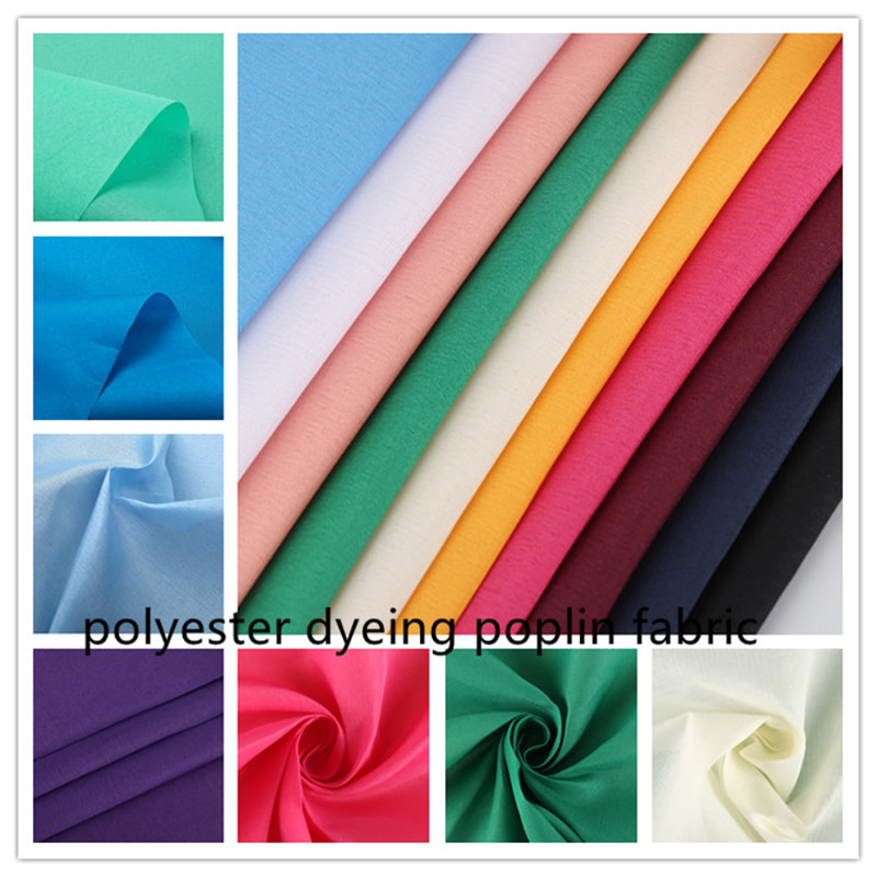 TMIE-08-5-2 112CM Bredde Lettvekt 75GSM tilpasset farge og mer enn 100+ farger Farget fôr polyester poplin stoff