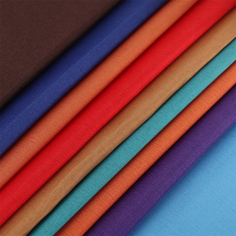 TMIE-08-5-1 115CM Bredde lett vekt 65GSM tilpasset farge og mer enn 100+ farger Farget fôr polyester poplin stoff