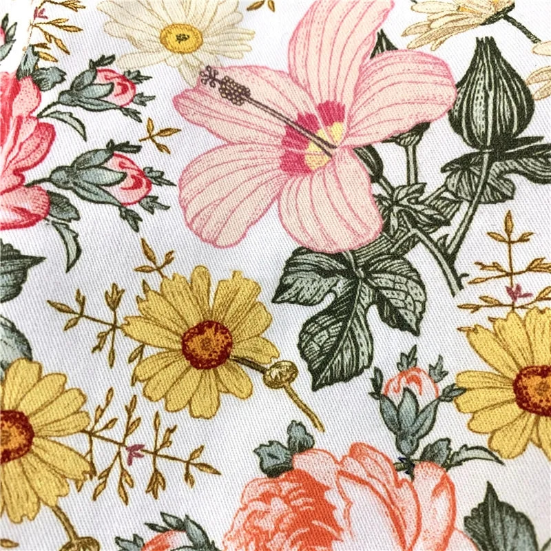 TMIE-08-3-3 120GSM Customized Print Twill Polyester Poplin Stoff