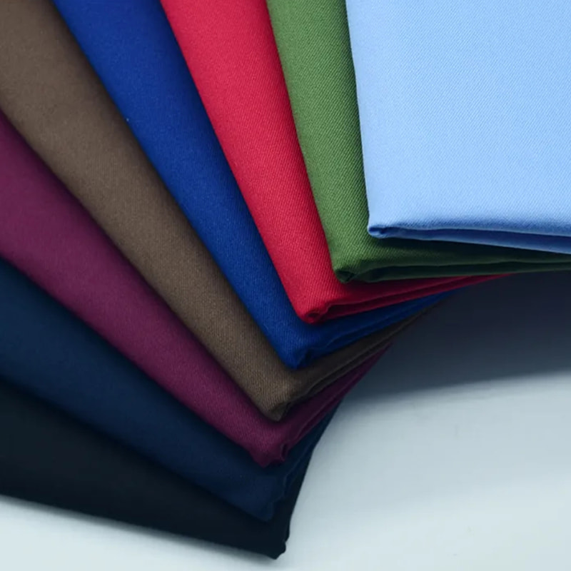 TMIE-11-07 110GSM Fine Twill Solid Dyed Stoff